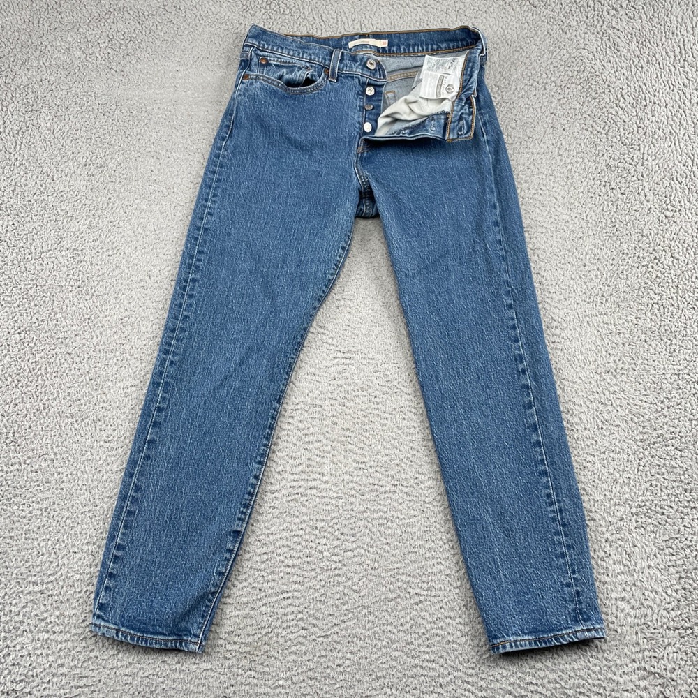 Levi's Jeans Womens 30 Blue Wedgie Straight High Rise Button Fly 22861-0062